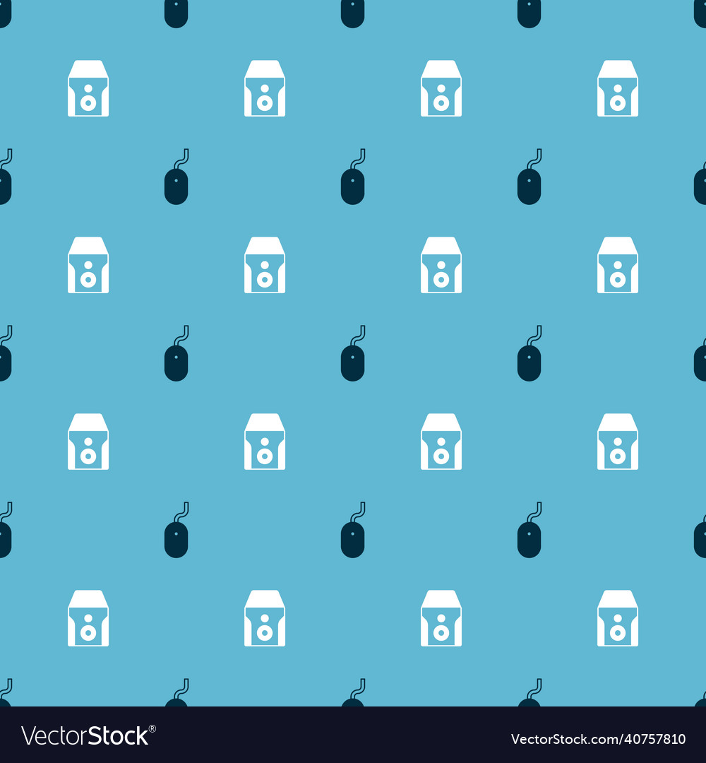 Set computer mouse and uninterruptible power vector image Set computer mouse and uninterruptible power