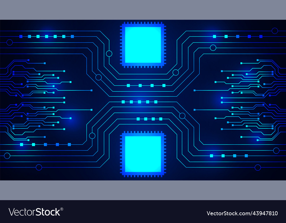 Technology background with hi-tech digital