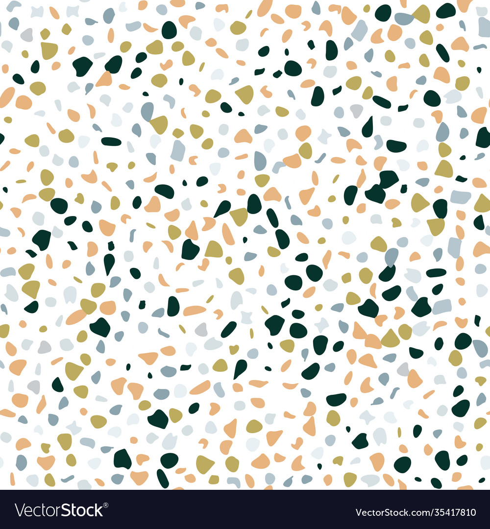 Terrazzo seamless pattern stone flooring texture