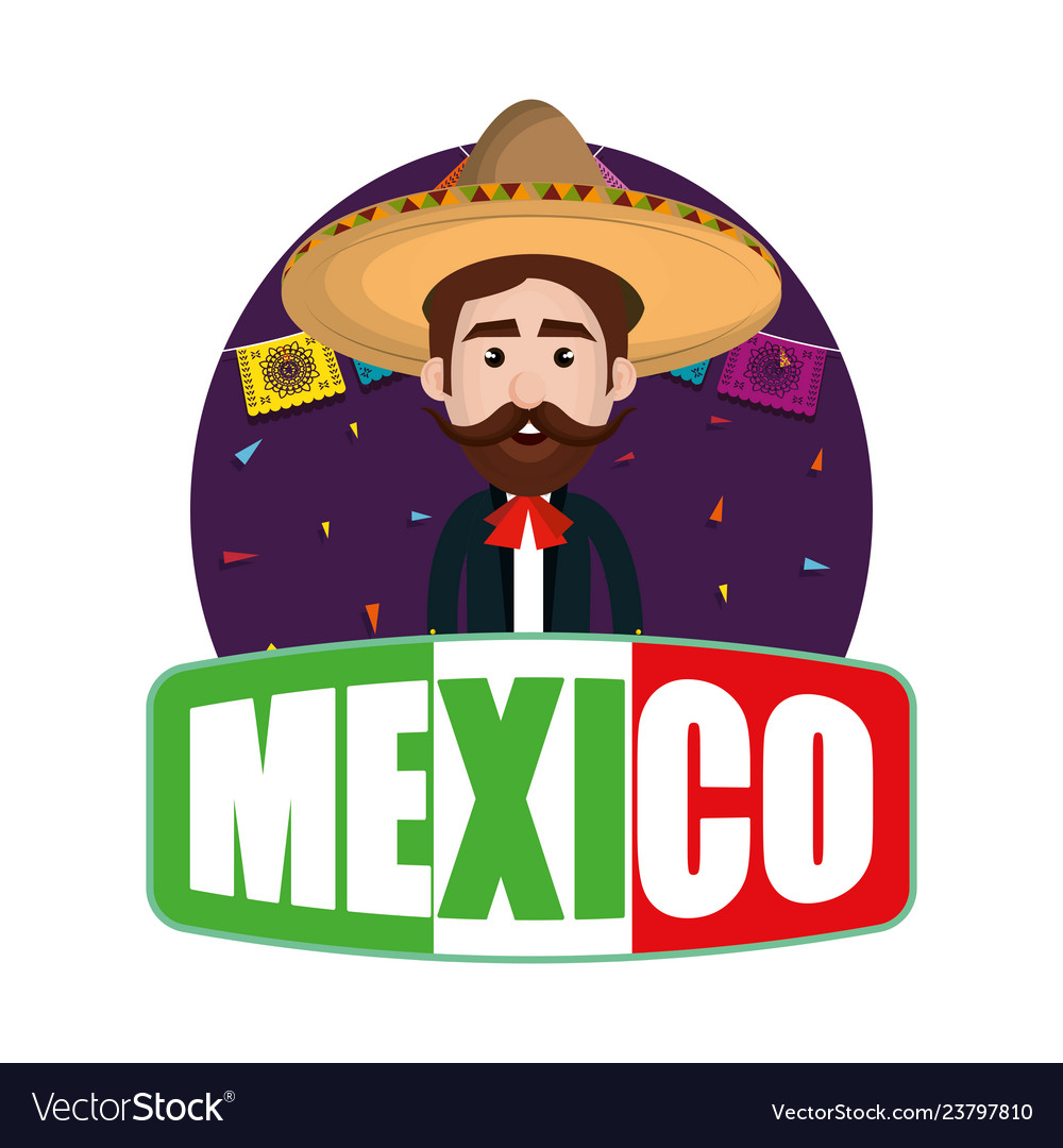 Traditional Mexican Mariachi Character Royalty Free Vector