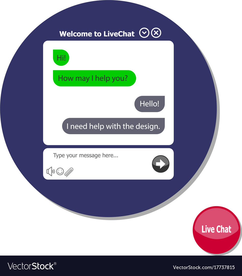 A simple chat window for the web