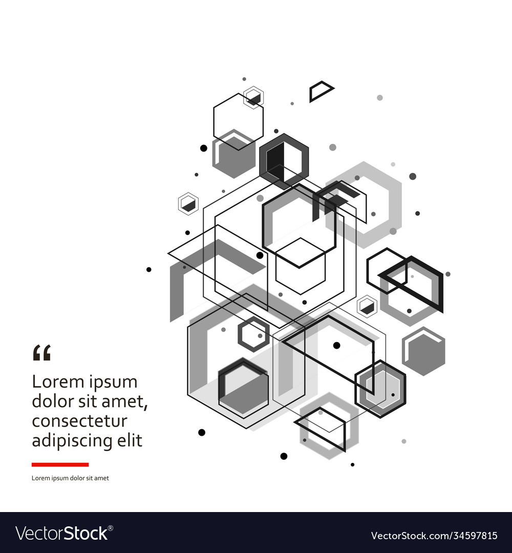 Design print template flat abstract vector image Design print template flat abstract