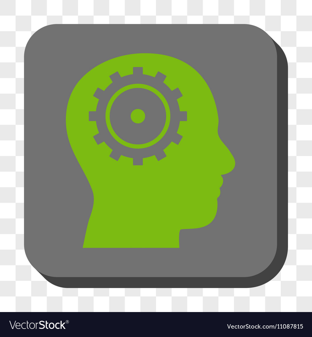 Intellect rounded square button