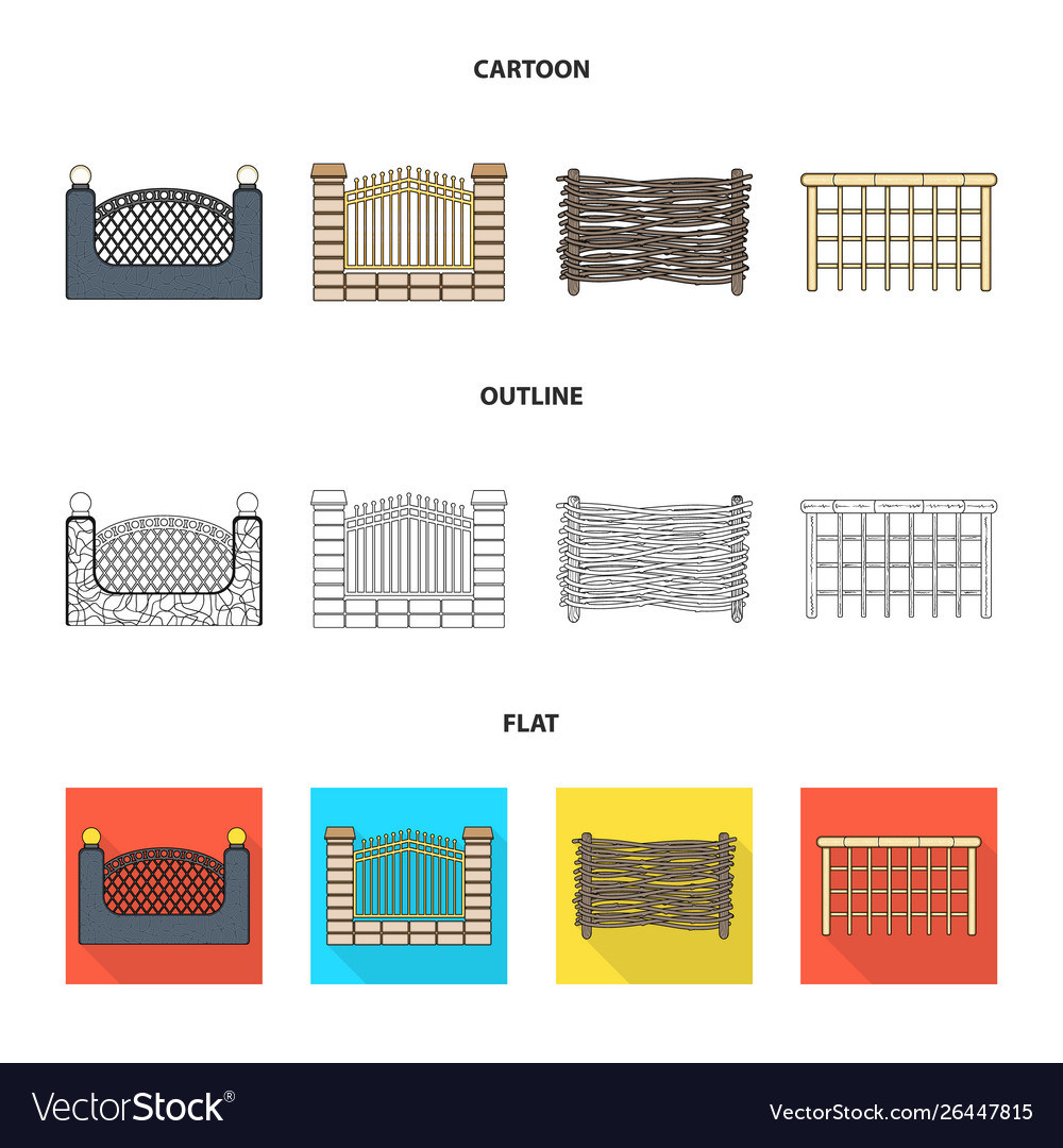 Isolated object gate and fence symbol set