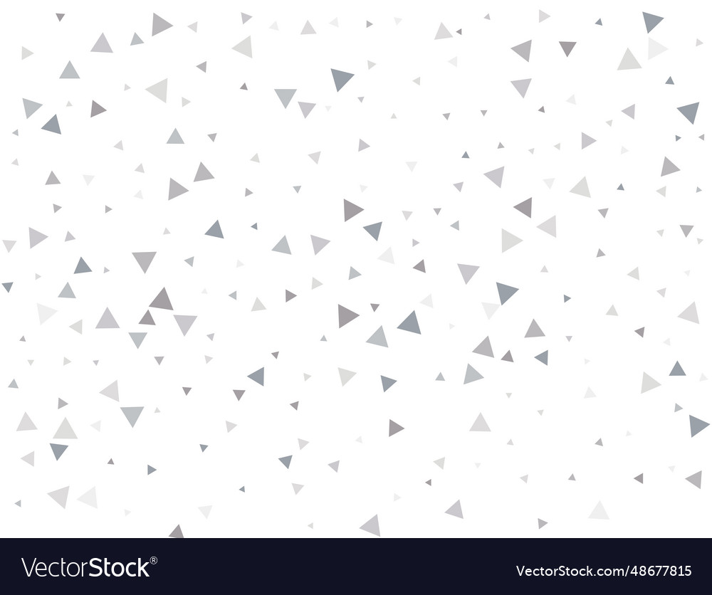Matrixsilver triangular confetti