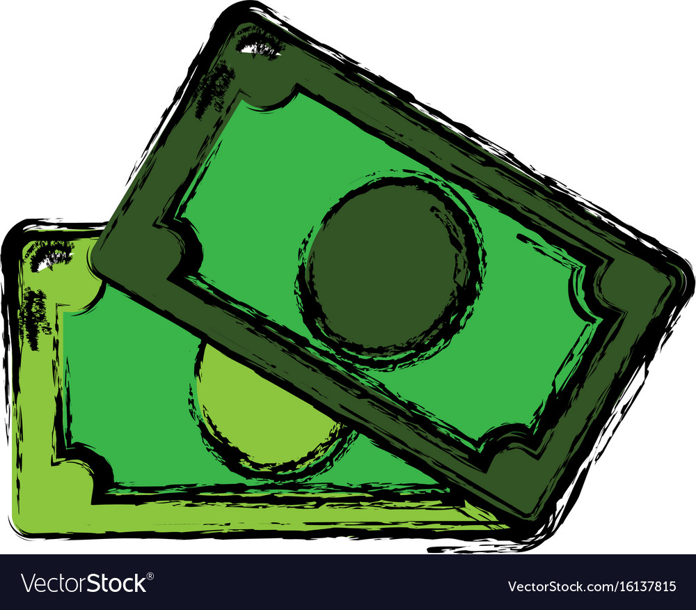 Money bills design Royalty Free Vector Image - VectorStock