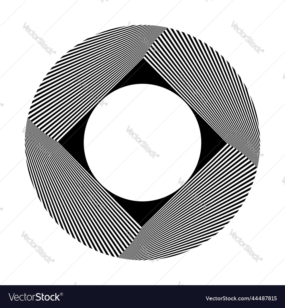 Op Art Circular Pattern