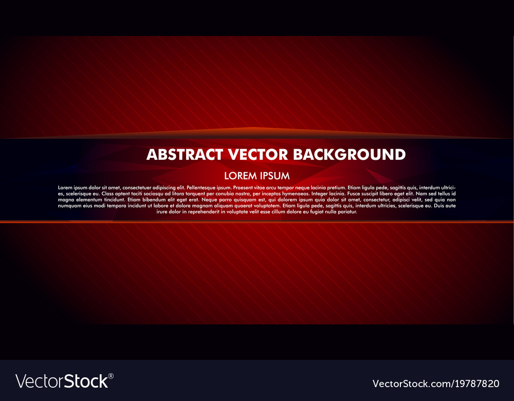 Abstract red background with line for text