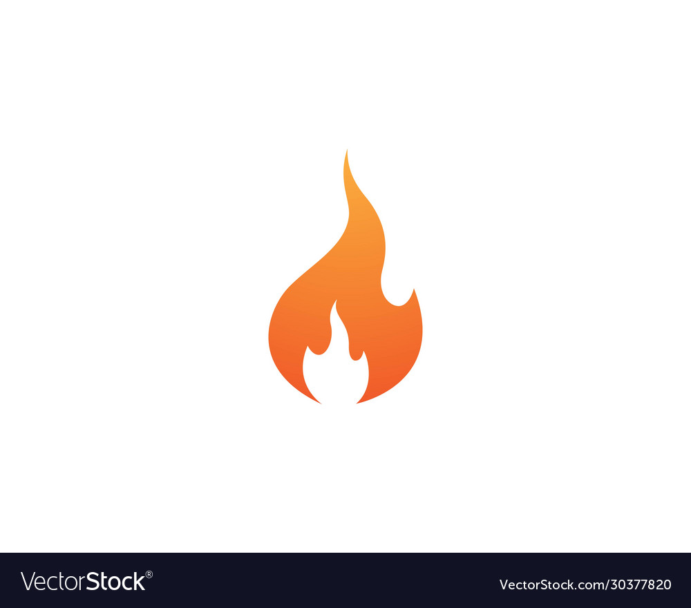 Fire Symbol Icon Royalty Free Vector Image - Vectorstock