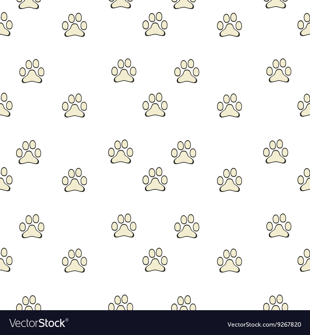 Paw background pattern