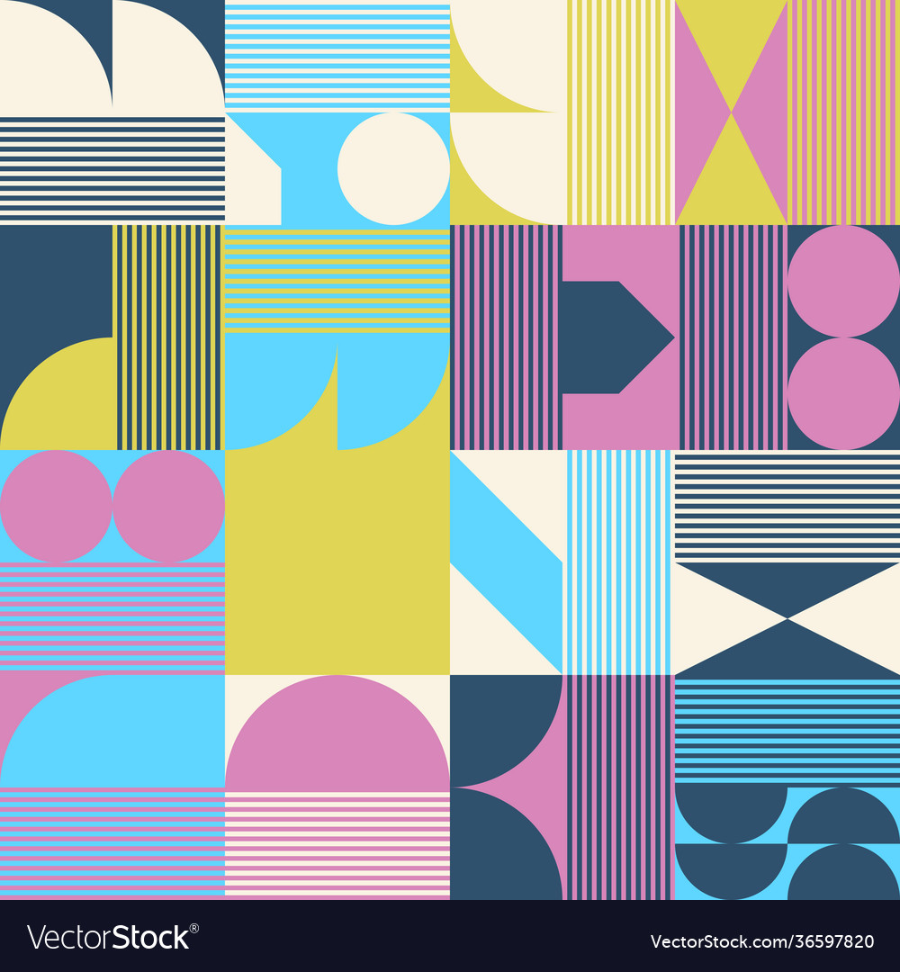 Techno abstract pattern design vector image Techno abstract pattern design