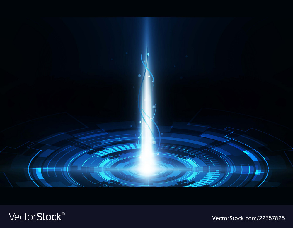 Abstract light out technology background hitech Vector Image