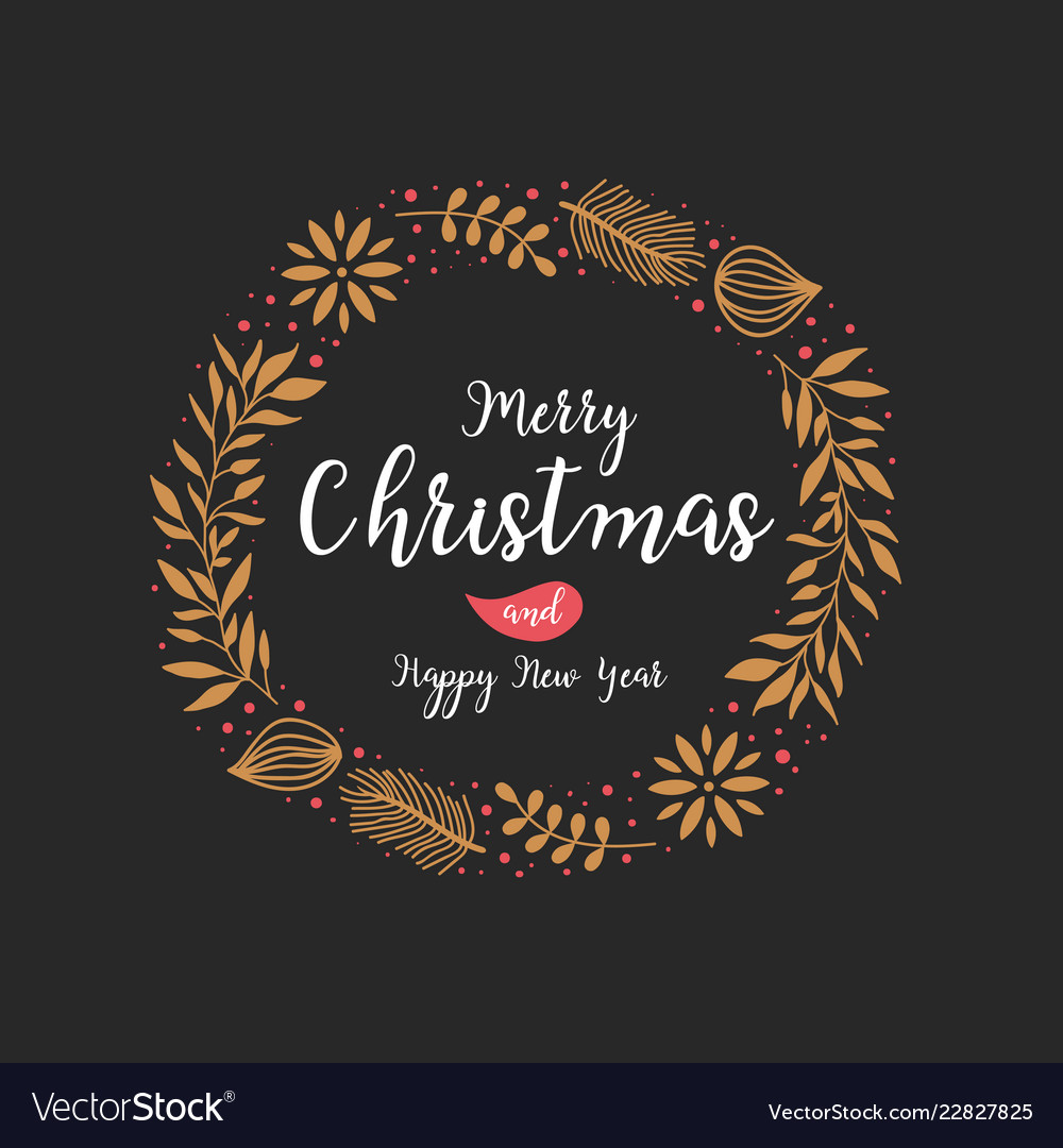 Christmas Wreath Greeting Card