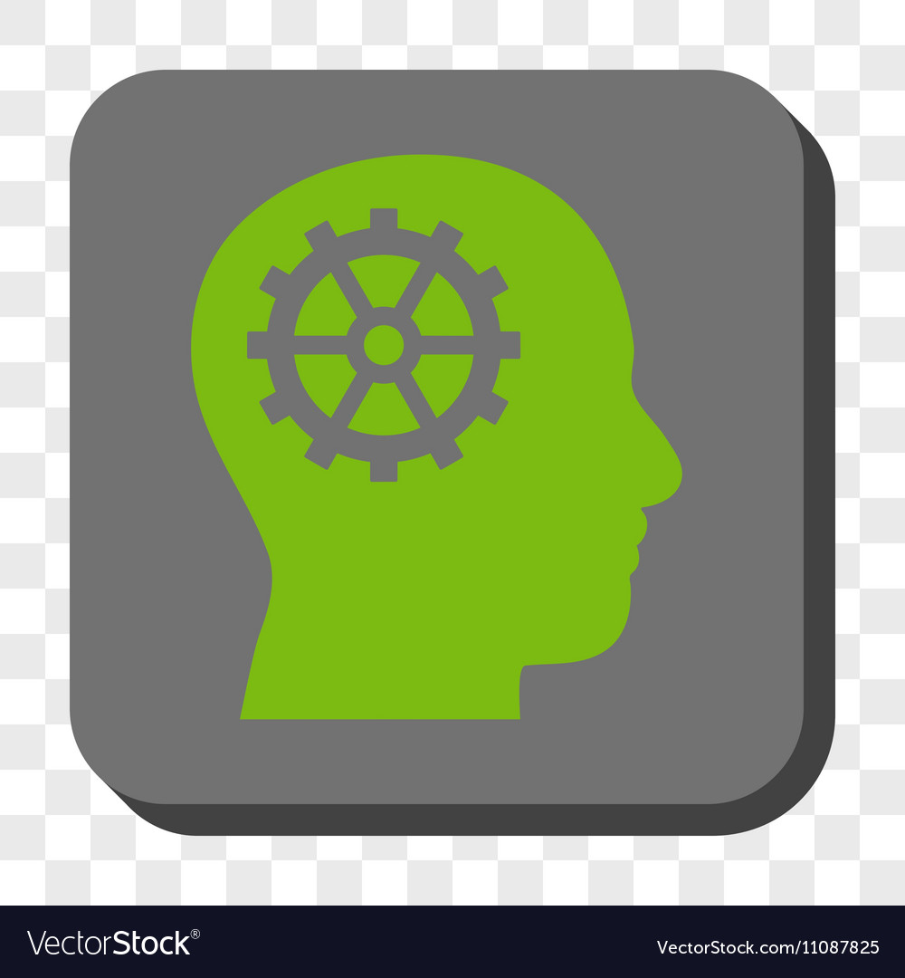 Intellect rounded square button