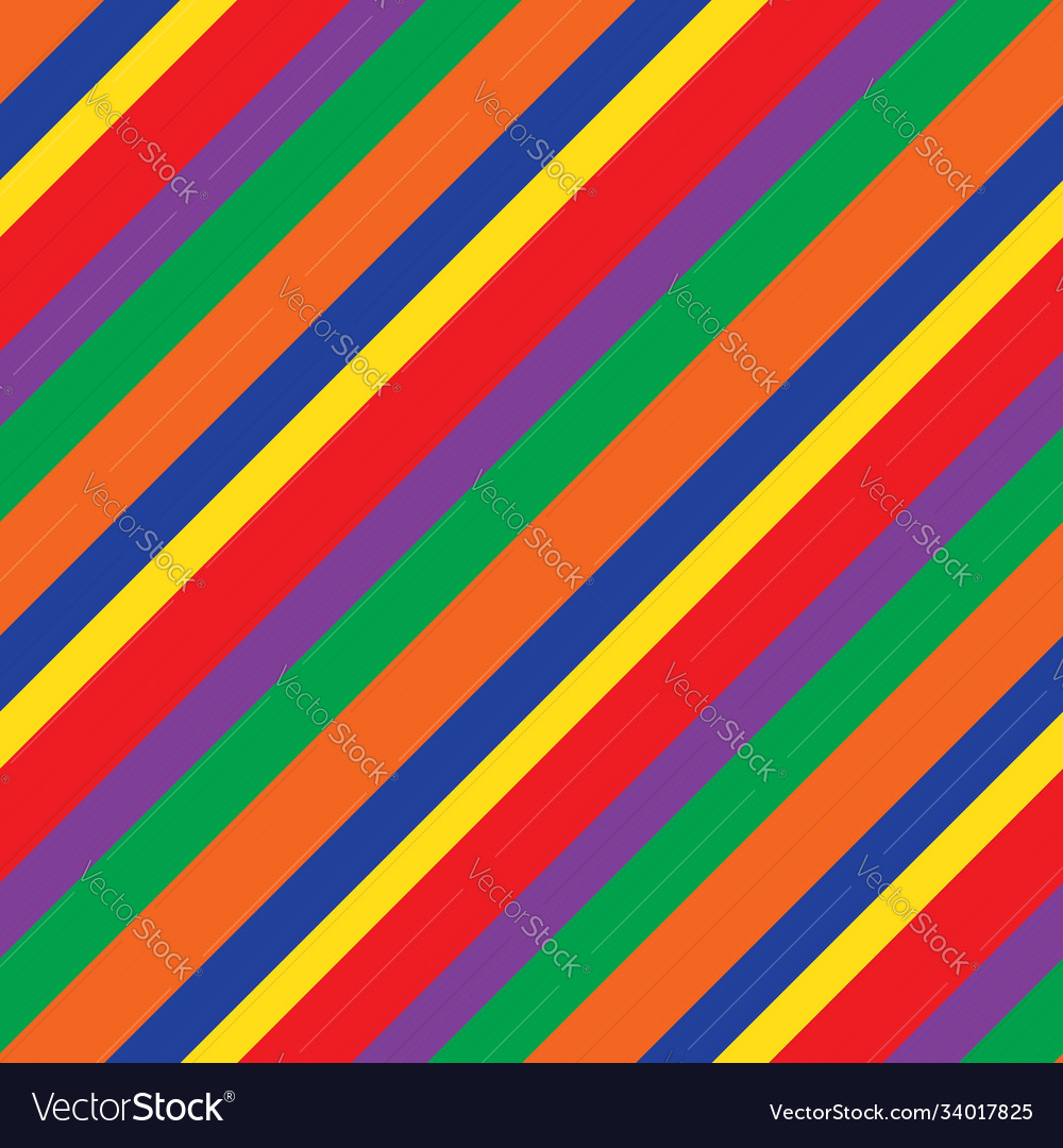 Rainbow stripe seamless pattern background Vector Image Rainbow stripe seamless pattern background