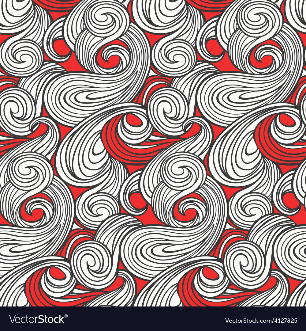 Seamless abstract wave pattern