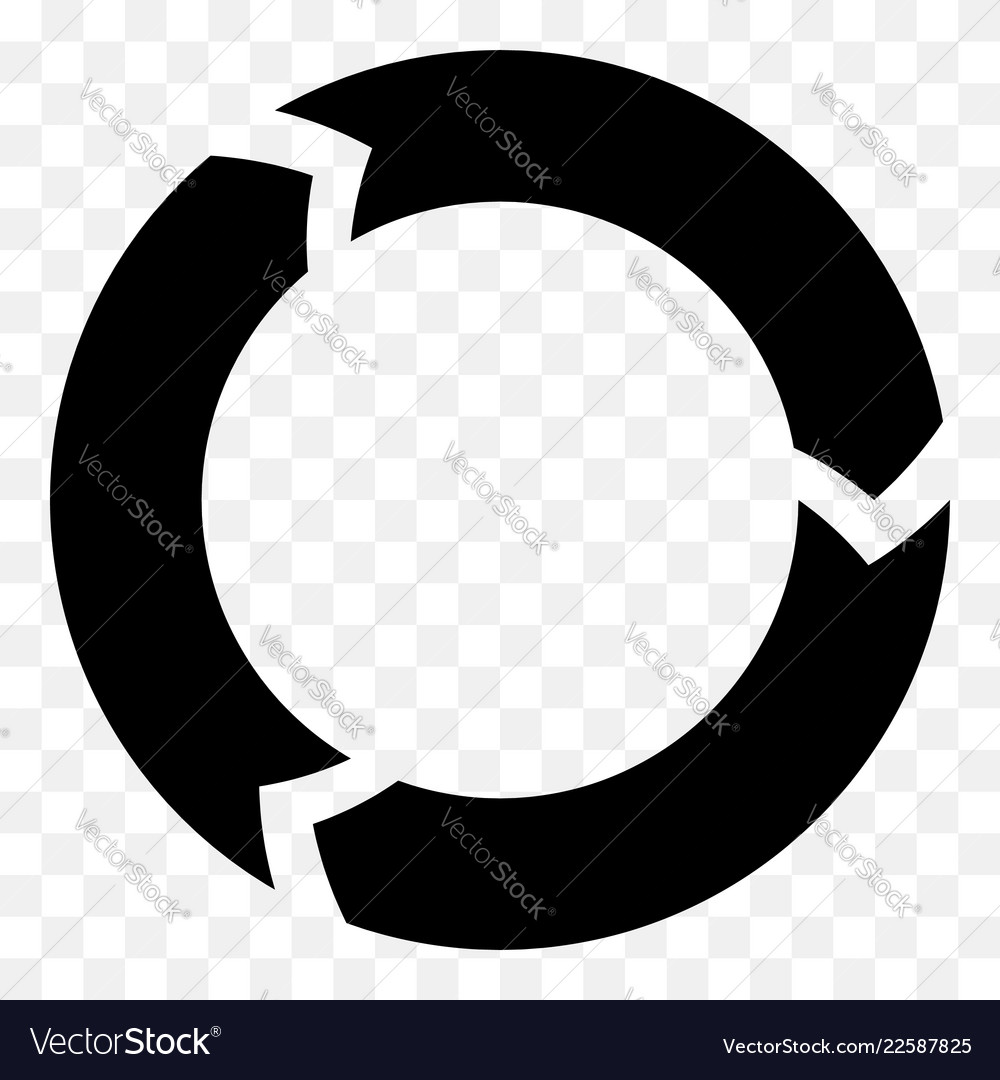 Segmented Circular Arrow Icon