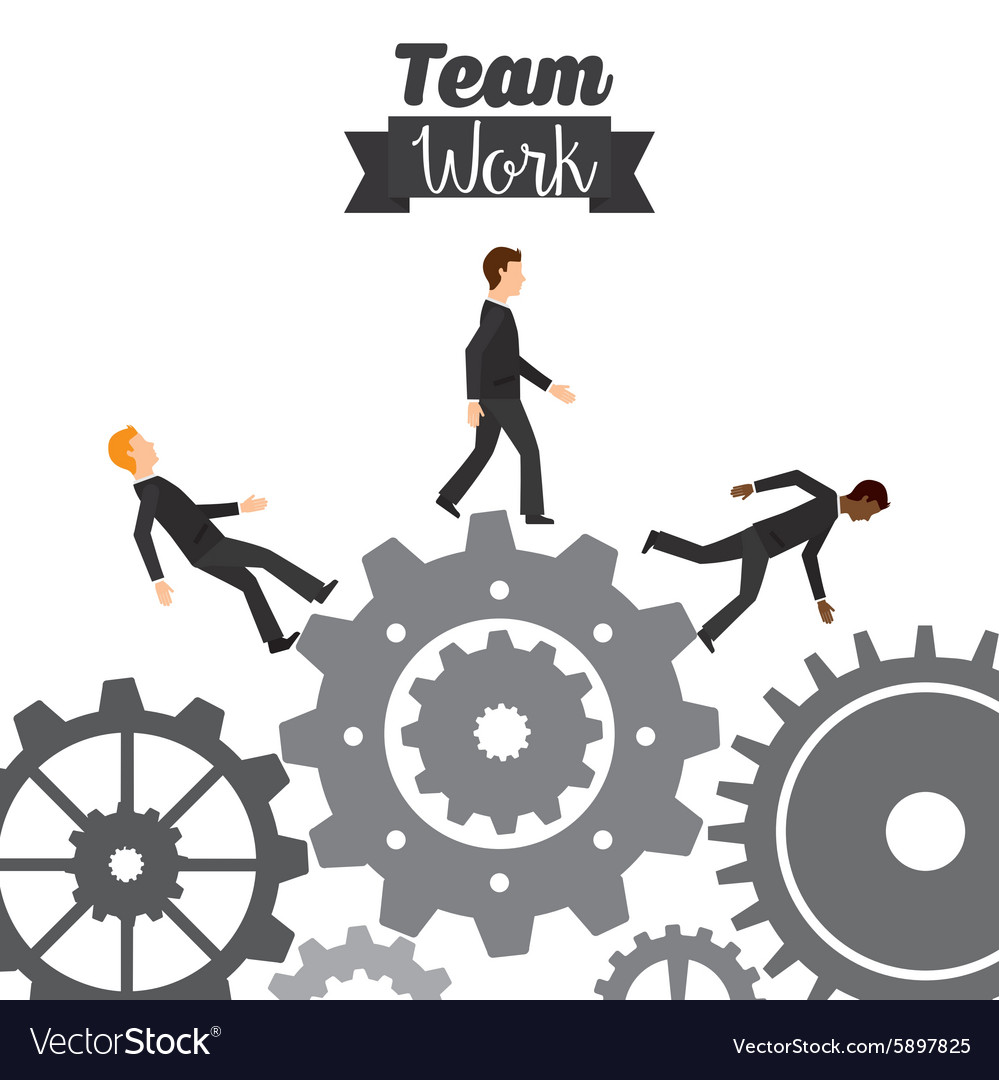 Team work Royalty Free Vector Image - VectorStock