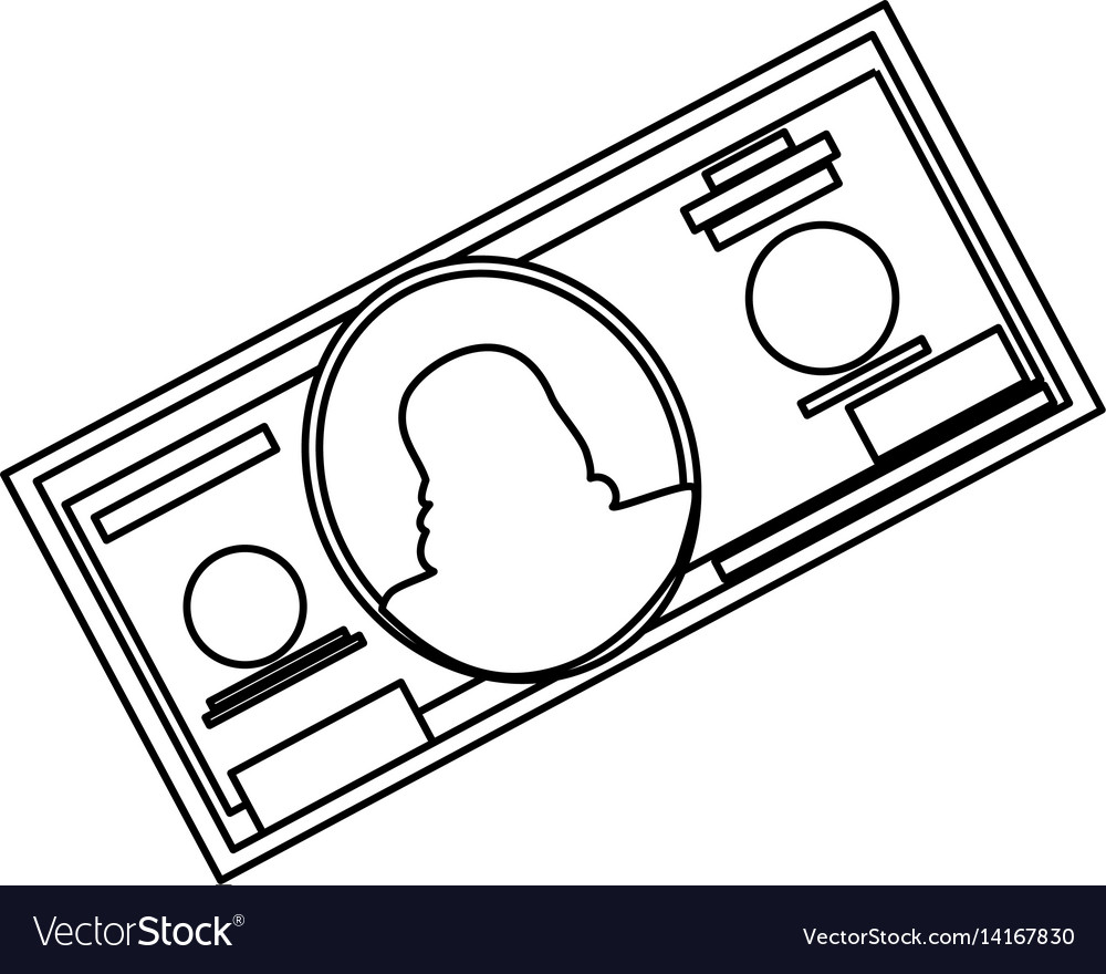 Billet of money Royalty Free Vector Image - VectorStock