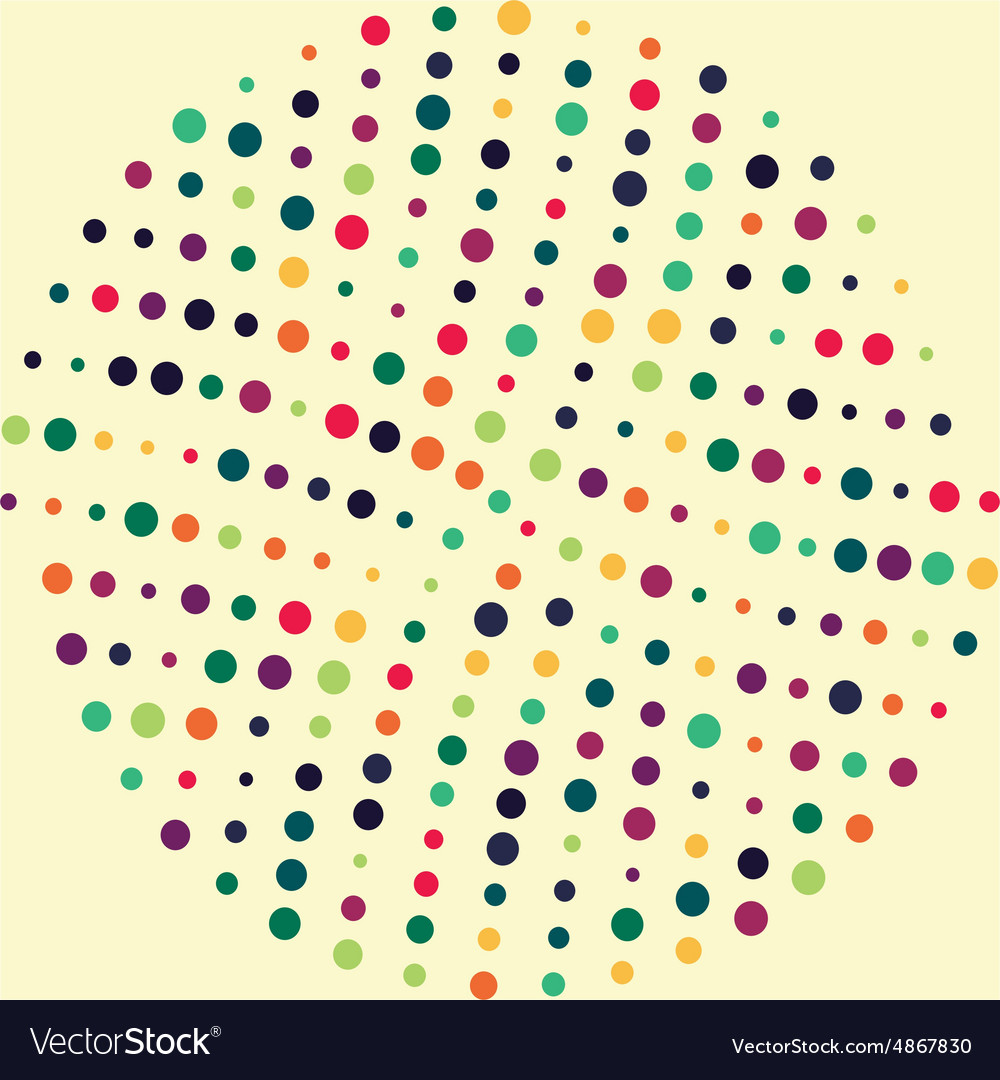 Circle dot pattern Royalty Free Vector Image - VectorStock