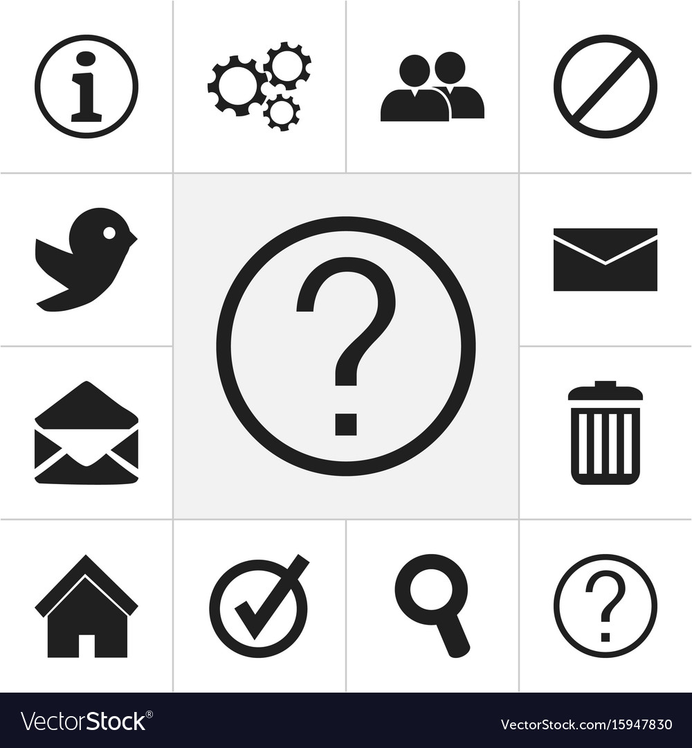 Set of 12 editable network icons includes symbols