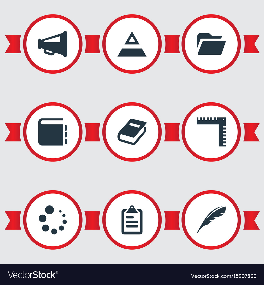Set of simple design icons