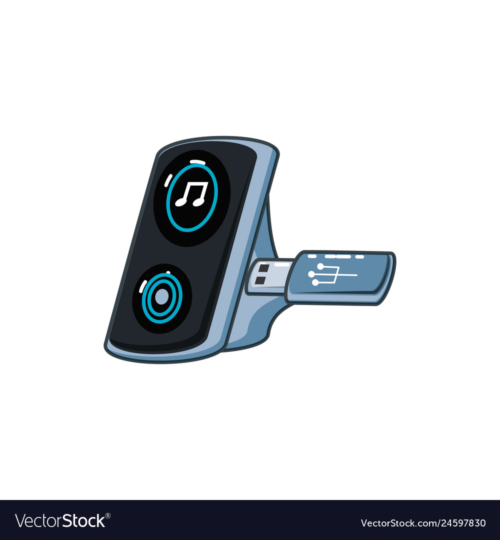 Usb memory with digital speaker