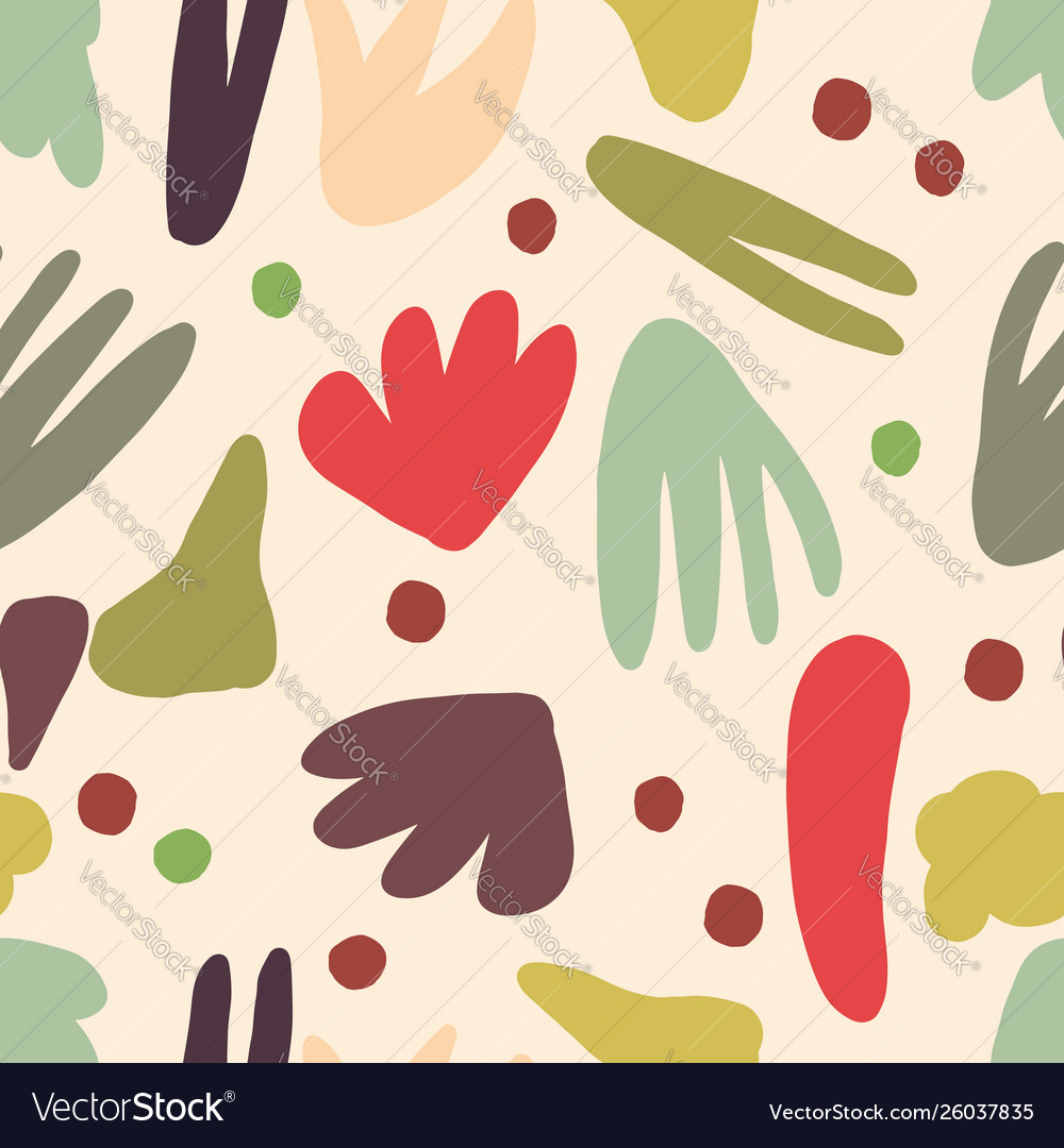 Abstract Colorful Blot Pattern