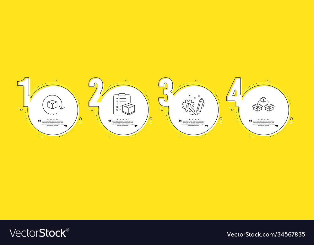 Engineering parcel checklist and return package