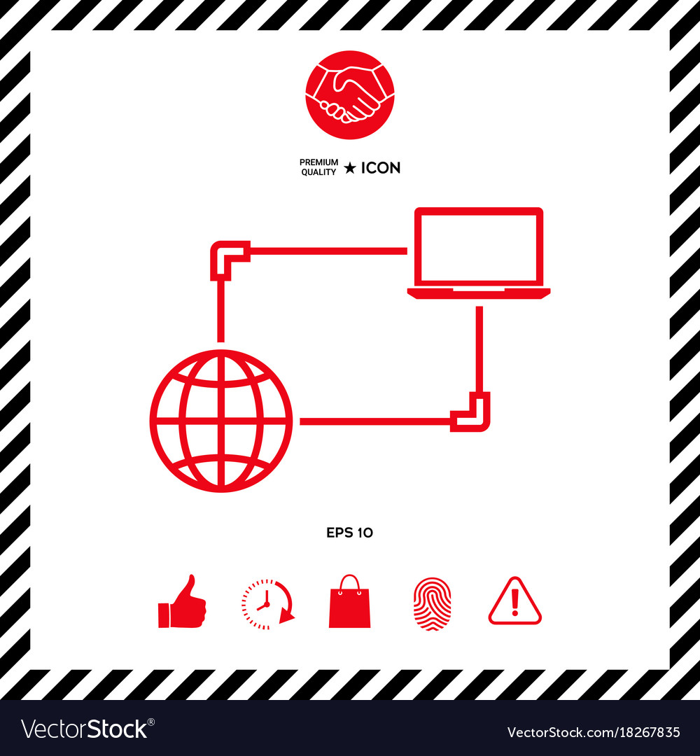 Internet connection data exchange transfer