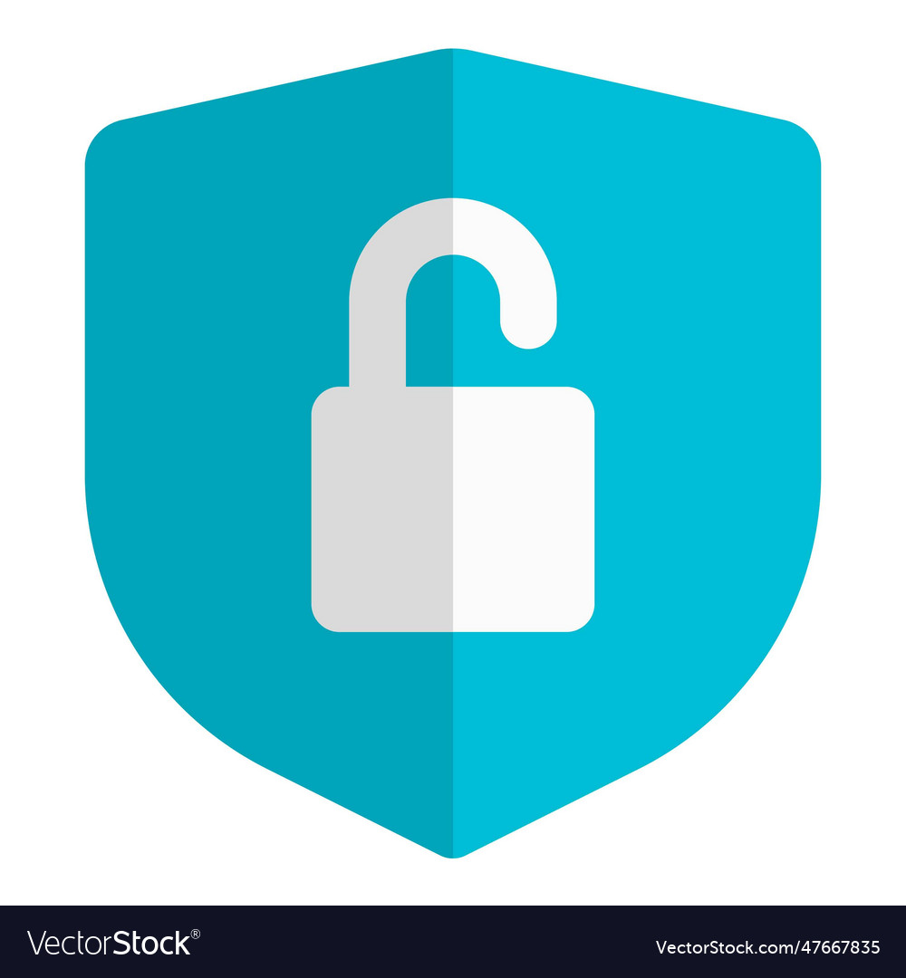 Security lock opened a warning indication