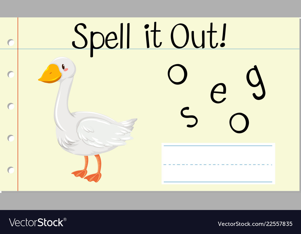 Spell it out duck