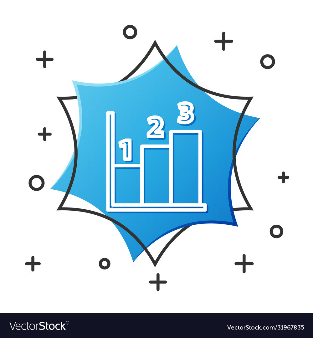 White line graph schedule chart diagram vector image White line graph schedule chart diagram