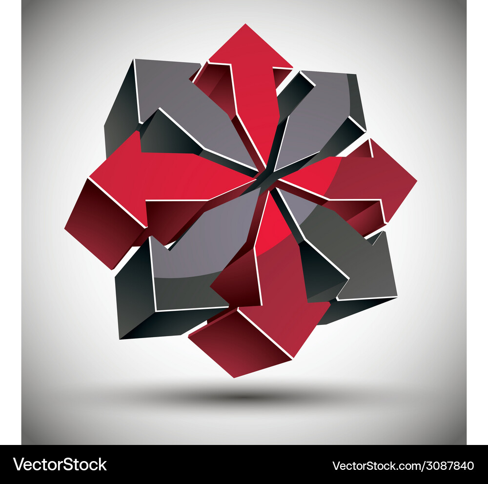 Arrows 3d icon Royalty Free Vector Image - VectorStock