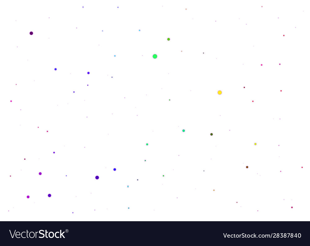 Background with colored dots vector image Background with colored dots