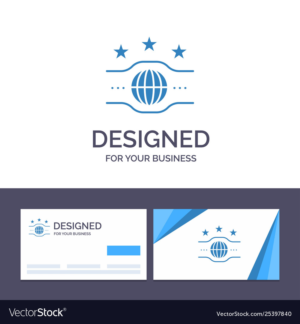 Creative business card and logo template belt