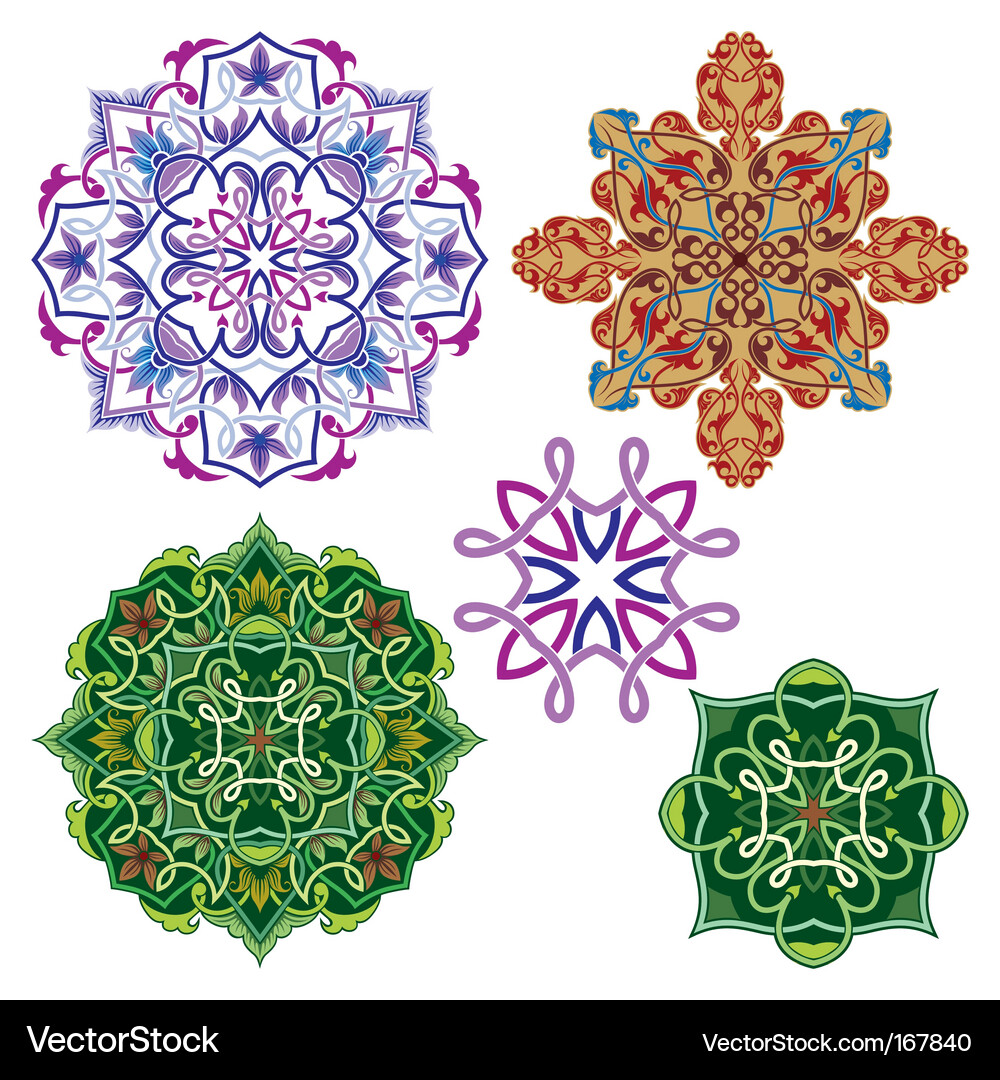 Flower collection Royalty Free Vector Image - VectorStock