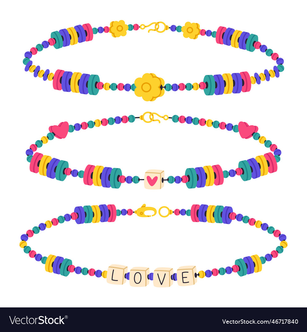 Plastic hot sale friendship bracelets