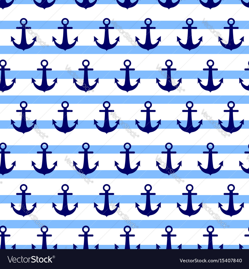 Seamless pattern with anchors