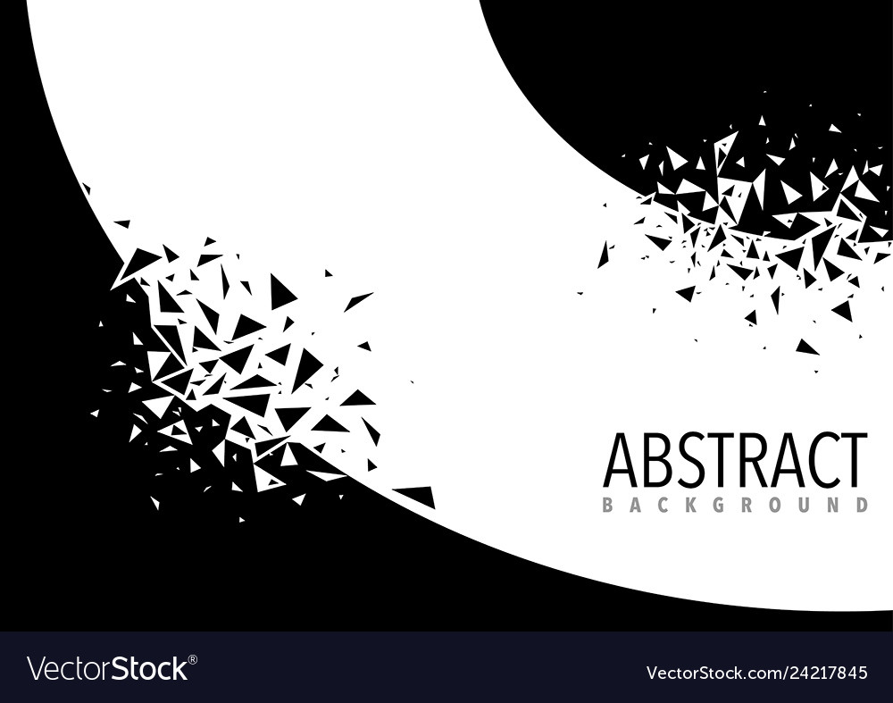 Abstract Broken Shapes Background