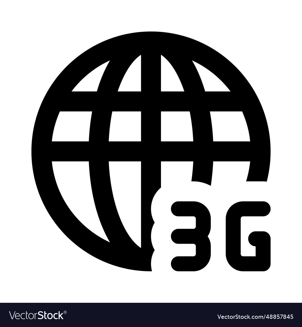 Cellular internet connection of a third gen
