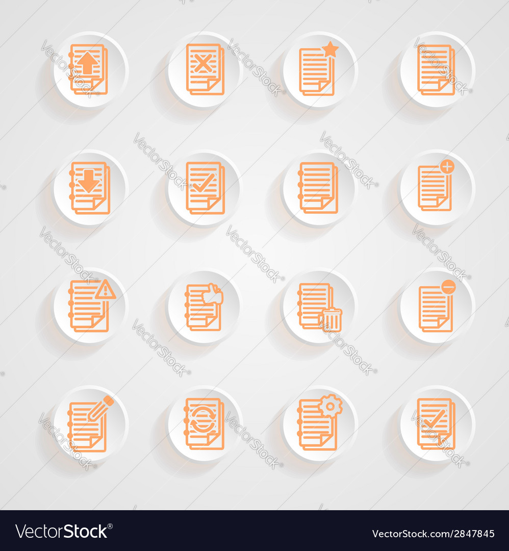 Note & Document Icons - Set