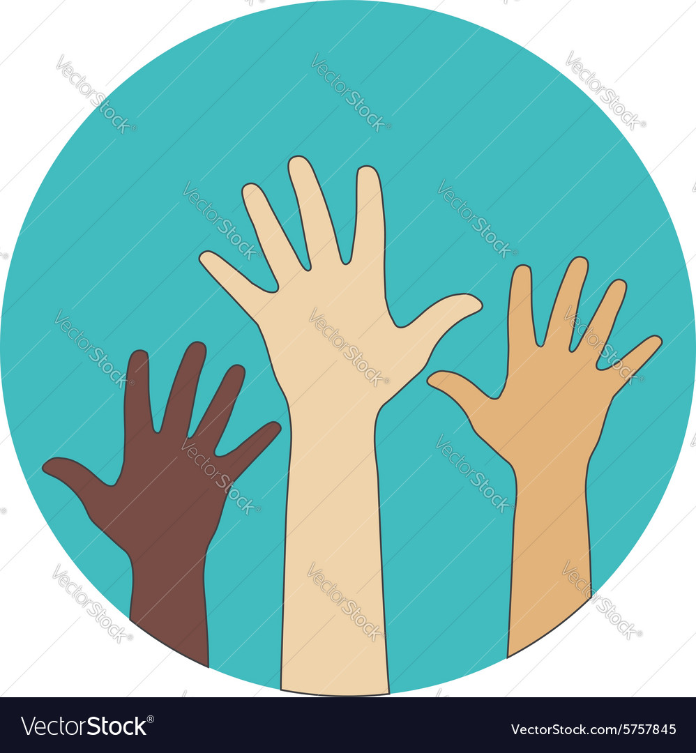 Raised Hands - Unity & Support