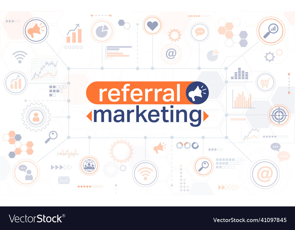 Referral Marketing horizontale Web-Banner