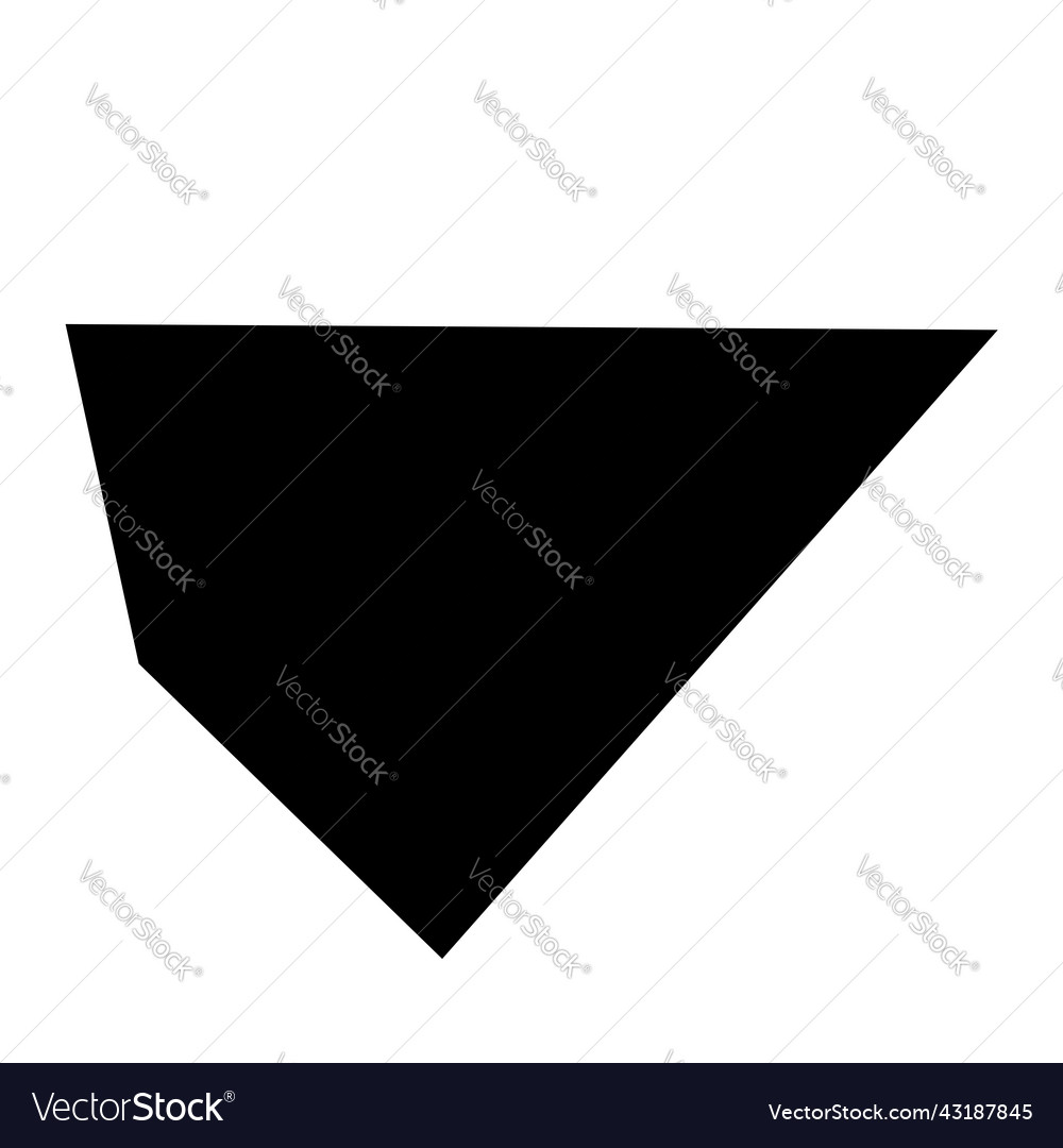 Simple basic polygon shape elements vector image Simple basic polygon shape elements