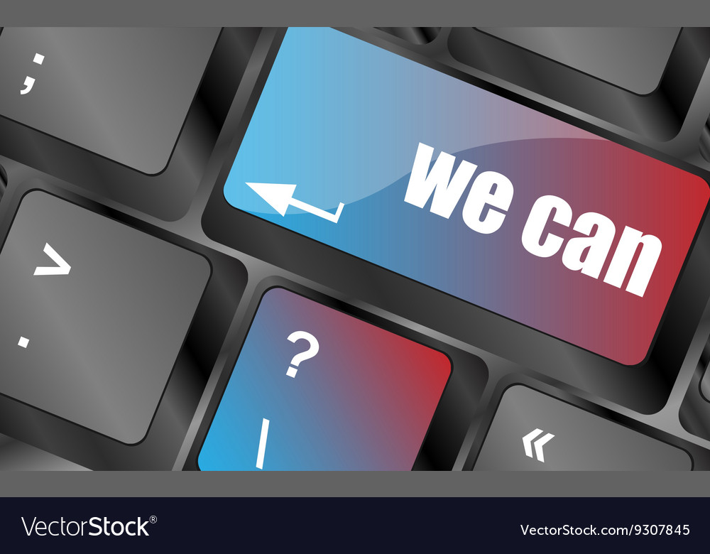 We can button on computer keyboard key