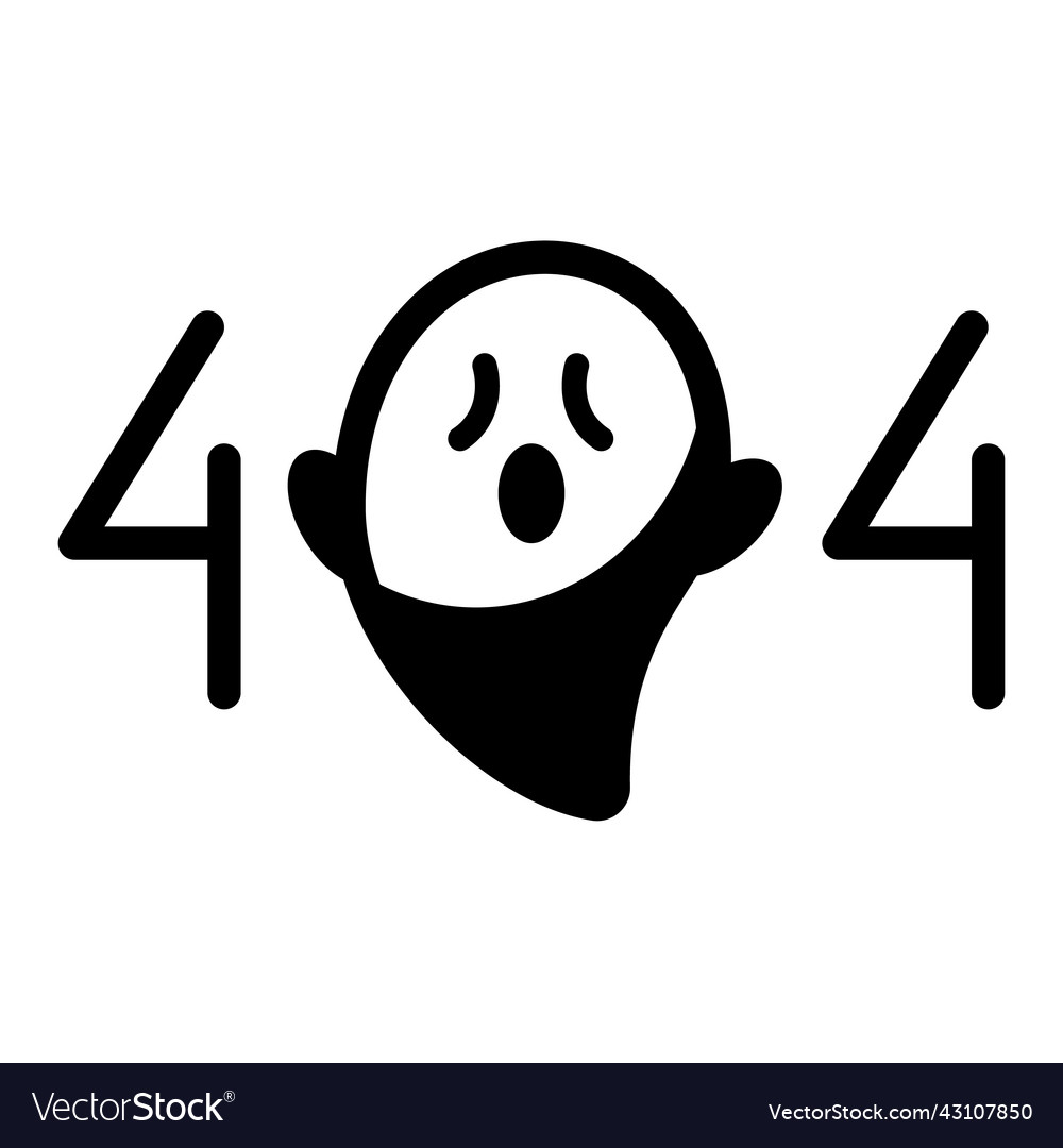 404 file not found empty state single isolated