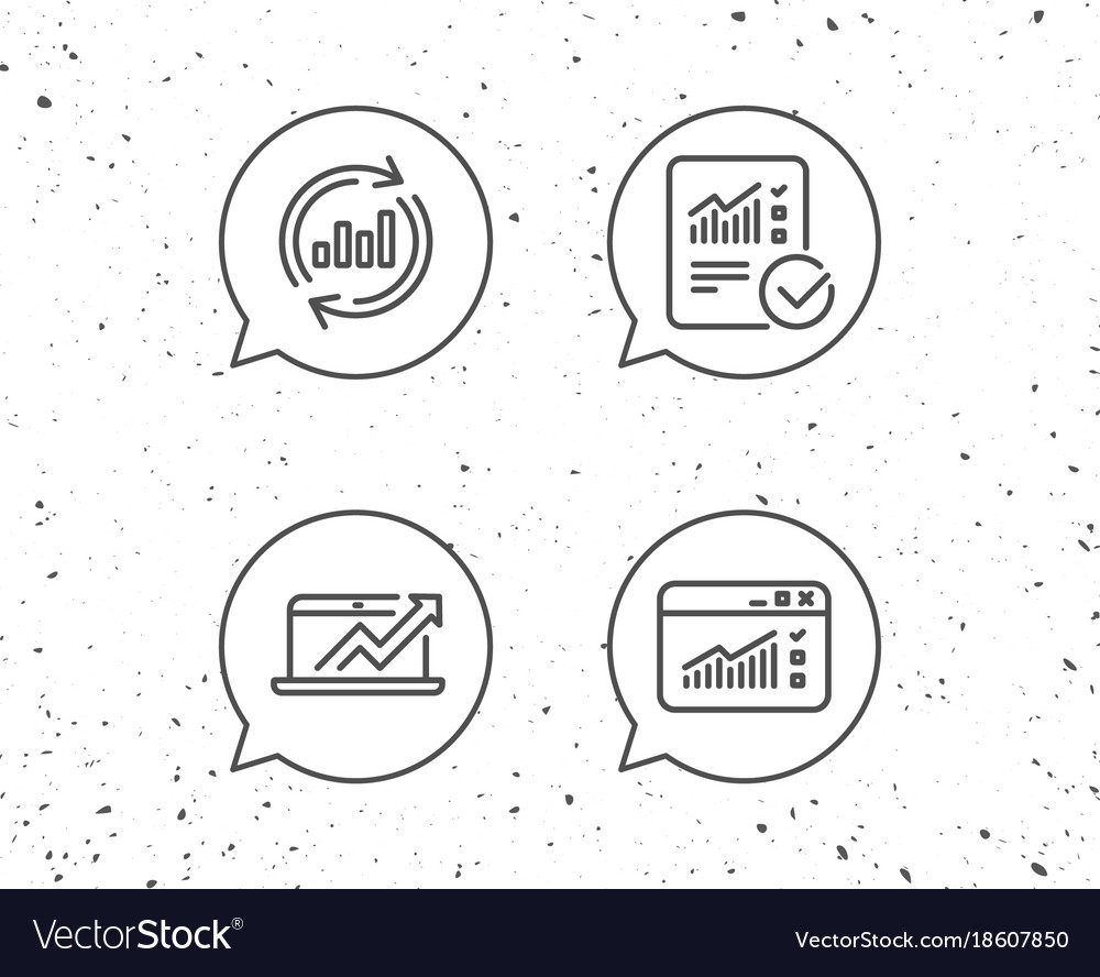 Analysezeilensymbole Diagrammbericht und Browser