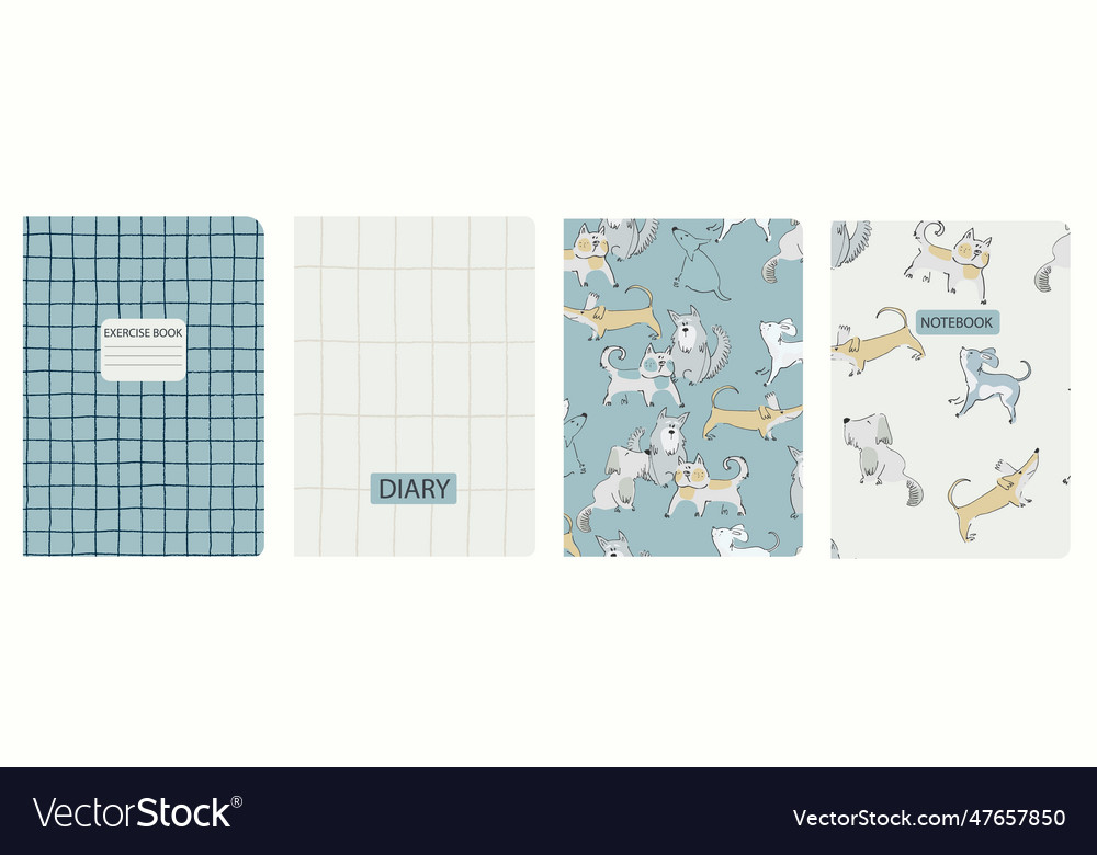 Cover page templates based on seamless patterns