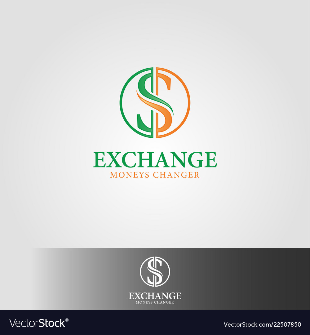 Exchanges - moneys changer logo template